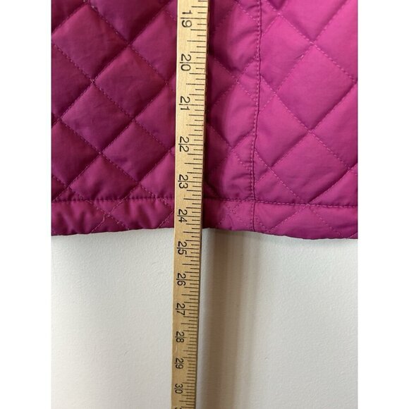 Columbia Women’s Quilted Core Full Zip Pink Purple Jacket Coat Size Medium - Picture 5 of 7